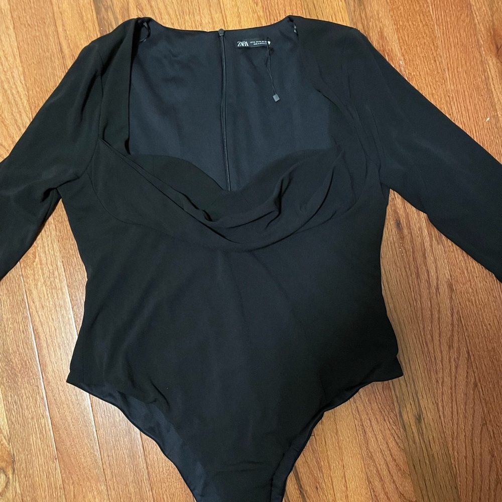 Zara Black Body Suit | Size XL | NWOT